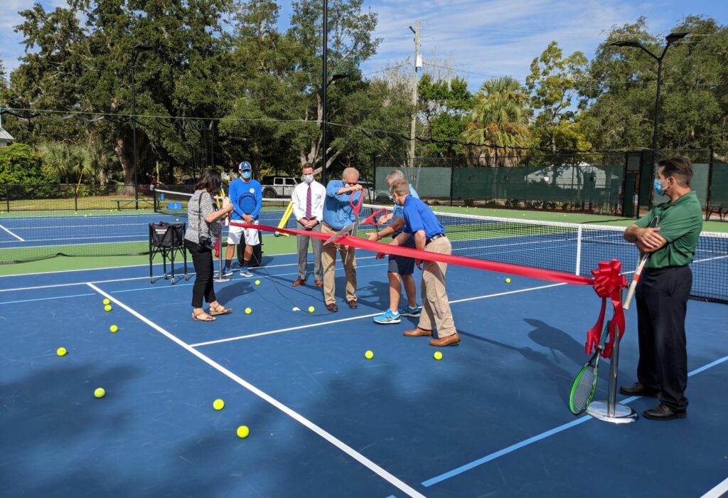 Renovation of Mt. Pleasant’s Julian Weston Tennis Courts is complete